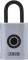 ABUS 5745 - CANDADO CON HUELLA DIGITAL 45MM